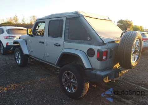 2018 Jeep Wrangler Unlimited Sahara 4X4 из США, поврежденный, VIN 1C4HJXEG8JW238868